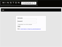 Tablet Screenshot of connect.winstonretail.net